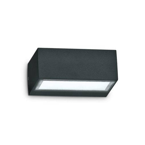 Outdoor Wall Lamp Black TWIN IDEAL LUX 115375