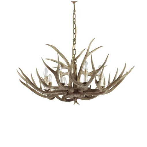 Chandelier Beige CHALET IDEAL LUX 115504