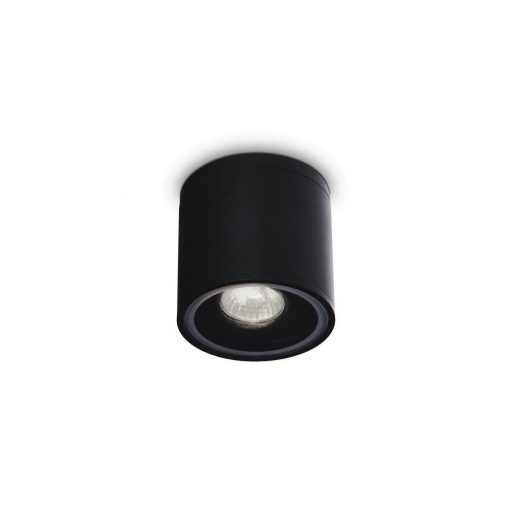 Outdoor Ceiling Lamp Black GUN IDEAL LUX 122687