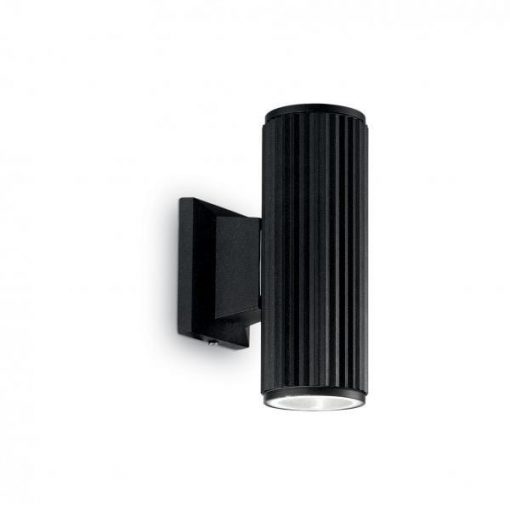 Outdoor Wall Lamp Black BASE IDEAL LUX 129433