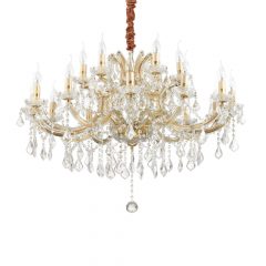 Chandelier Gold IDEAL LUX 167411