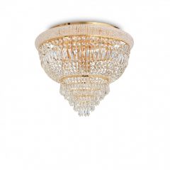 Ceiling Lamp Gold IDEAL LUX 201016