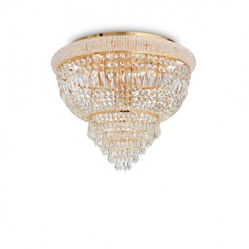 Ceiling Lamp Gold IDEAL LUX 201016