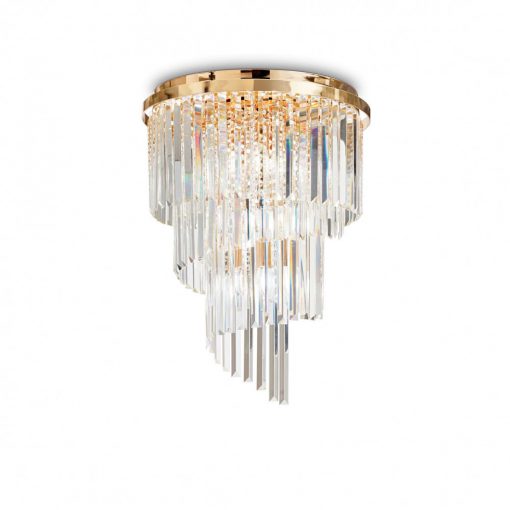 Ceiling Lamp Gold IDEAL LUX 213507