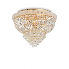 Ceiling Lamp Gold IDEAL LUX 243498