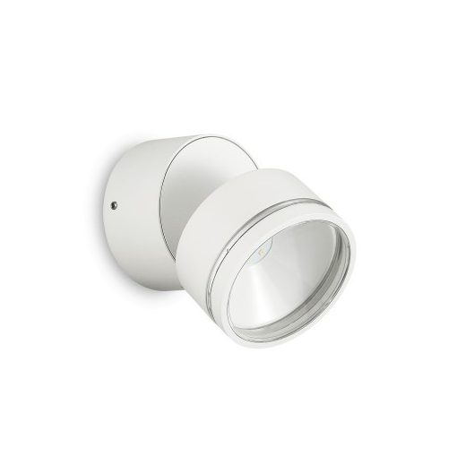 Outdoor Wall Lamp White OMEGA ROUND IDEAL LUX 285474