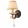 INCANTI-INB W1 0202 Nobile Brown wall lamp 1XE14 42W IP20