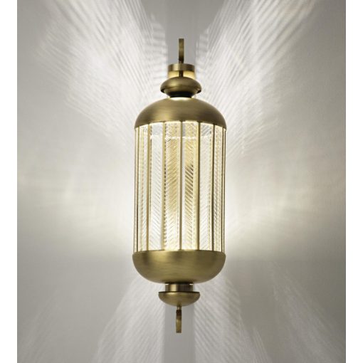 Bathroom Wall Lamp Antique Gold FATA MORGANA ITALAMP 215-AP-IP45