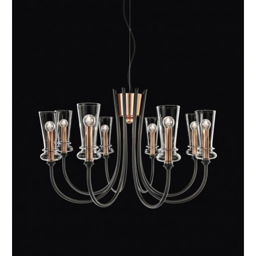 Chandelier Black LICIO ITALAMP 2296-8