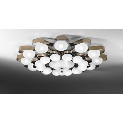 Ceiling Lamp Satin TEO ITALAMP 2392-140-SATIN-ON