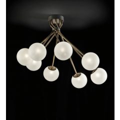 Ceiling Lamp Satin TEA ITALAMP 2392-PL-SATIN-ON-AN