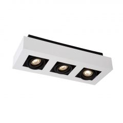 Ceiling Lamp Black Casemiro ITALUX-IT8001S3-WH-BK