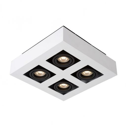 Ceiling Lamp Black Casemiro ITALUX-IT8001S4-WH-BK