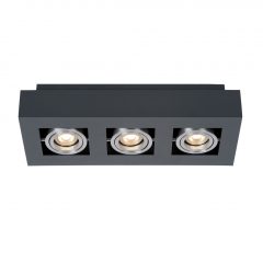 Ceiling Lamp Black Casemiro ITALUX-IT8002S3-BK-AL