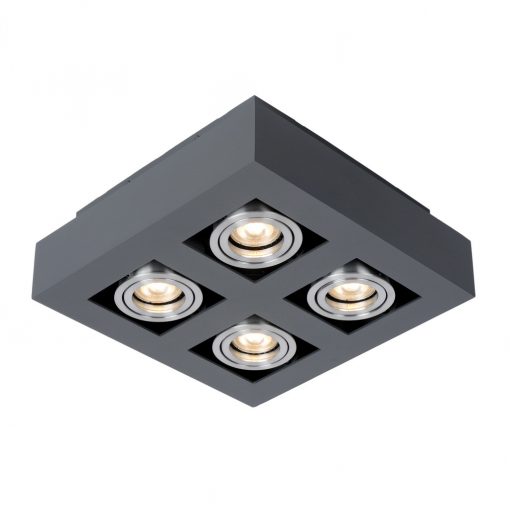 Ceiling Lamp Black Casemiro ITALUX-IT8002S4-BK-AL