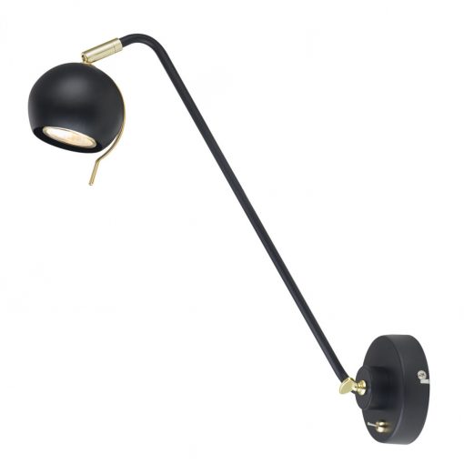 Wall Lamp Black Charissa ITALUX-MB-H16049TLK-1-BG