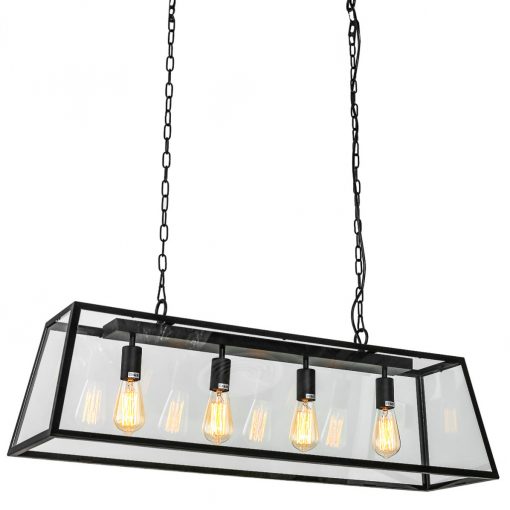 Pendant Black Laverno ITALUX-MD-102721-4-B