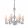 Chandelier White Lybra ITALUX-MD10904-6A