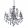 Chandelier Black Barocco Black ITALUX-MD72709-6B