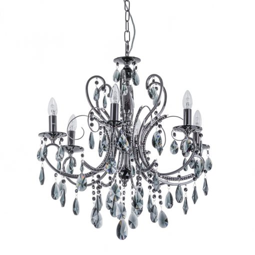 Chandelier Black Barocco Black ITALUX-MD72709-6B