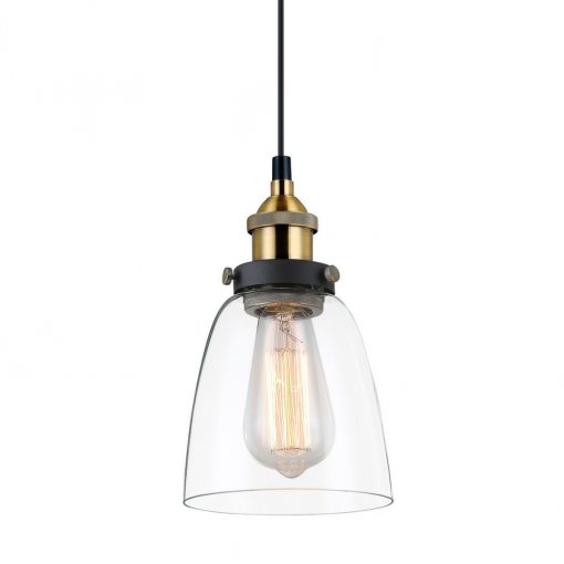 Pendant Transparent FRANCIS ITALUX-MDM-2563-1-GD-CL