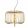 Pendant Gold Daren ITALUX-MDM-3936-3-GD