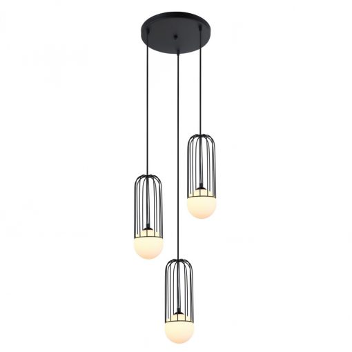 Pendant Black SIMON ITALUX-MDM-3938-3-BK