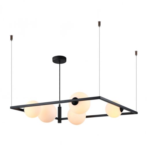 Chandelier Black Gareth ITALUX-MDM-3975-5-BK