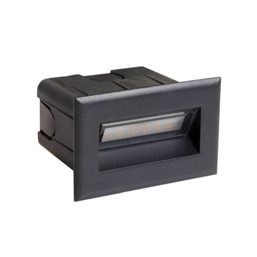 Outdoor Recessed Lamp Black Erba 3K ITALUX-ONFL-0332-3K