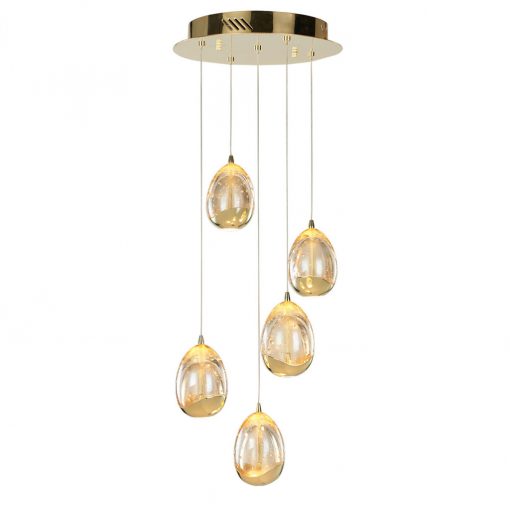 Pendant Gold Huelto ITALUX-PND-22112132-5A-CHPN