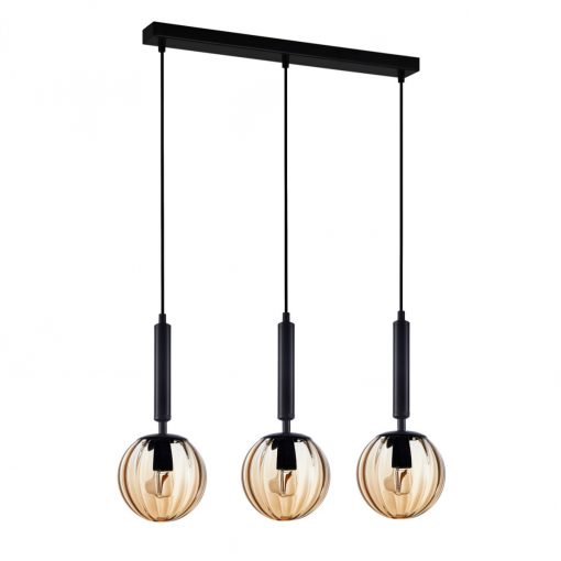 Pendant Black Ravena ITALUX-PND-2324-3L-BK-AMB