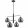 Suspension Black Poggi ITALUX-PND-28028-4D