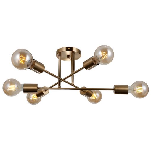 Ceiling Lamp Copper Formio ITALUX-PND-4052-6-HBR