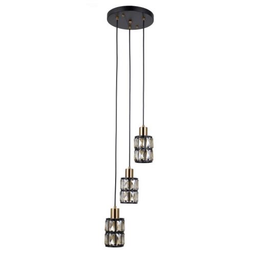 Pendant Black Menfi ITALUX-PND-44236-3-BK-GD