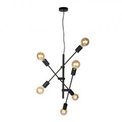 Pendant Black Ferreia ITALUX-PND-5986-6-BL