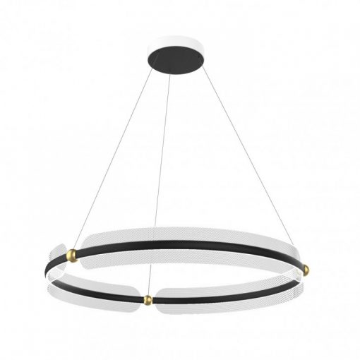 Pendant Black Faris ITALUX-PND-62738-53W-3K-BK-GD