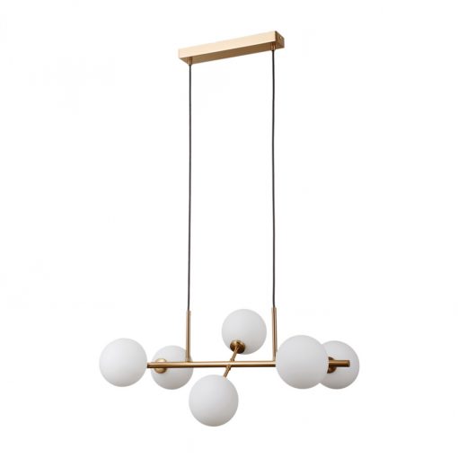 Chandelier Copper Mirellio ITALUX-PND-66463-6-HB