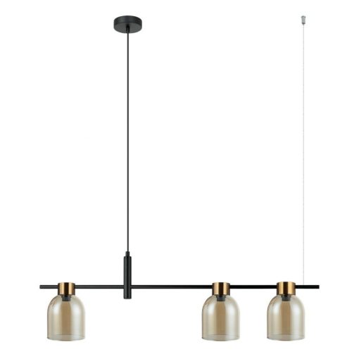 Suspension Black Servio ITALUX-PND-66892-3-BK-AMB