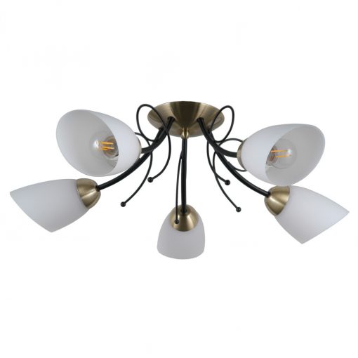 Ceiling lamp Black Cristina ITALUX-PND-6706-5