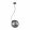 Suspension Gray Perona ITALUX-PND-92389-1-BK