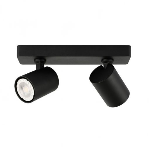 Ceiling Lamp Black Lumsi ITALUX-SPL-2071-2-MB-BL