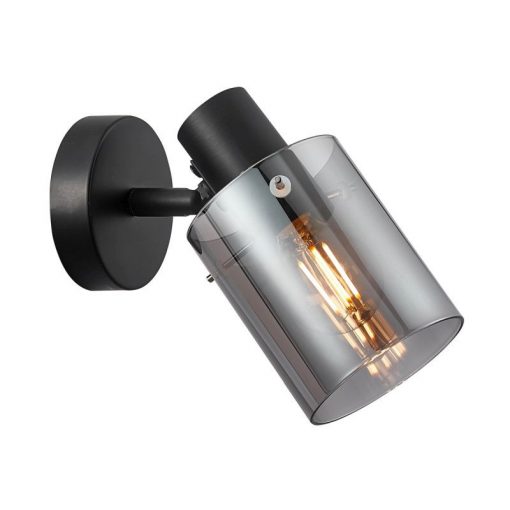 Wall Lamp Black Sardo ITALUX-SPL-5581-1-BK-SG