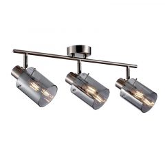 Ceiling Lamp Silver Sardo ITALUX-SPL-5581-3-SC-SG