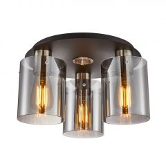 Ceiling Lamp Chrome Sardo ITALUX-SPL-5581-3SC-SC-SG