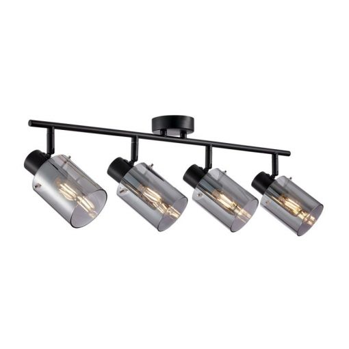 Ceiling Lamp Black Sardo ITALUX-SPL-5581-4-BK-SG