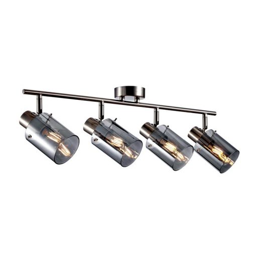 Ceiling Lamp Silver Sardo ITALUX-SPL-5581-4-SC-SG