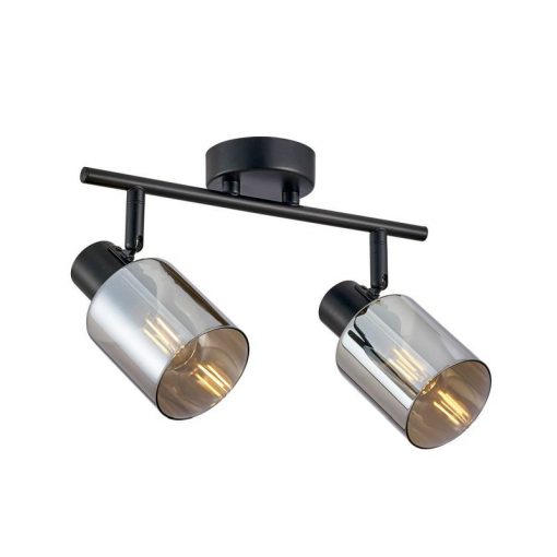 Ceiling Lamp Black Santia ITALUX-SPL-65342-2-BK-SG