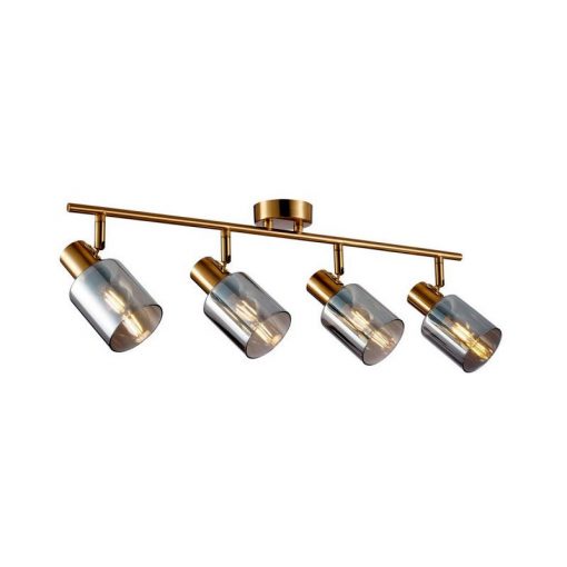 Ceiling Lamp Copper Santia ITALUX-SPL-65342-4-BRO-SG