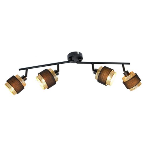 Spot Lamp Black Renez ITALUX-SPL-95820-4