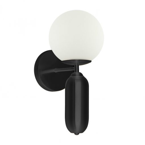 Wall Lamp Black Aldeva ITALUX-WL-02340-1-BK